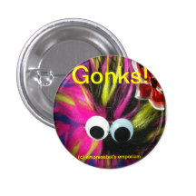 Gonk Badge Pinback Button