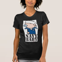 Goochicoo - Navy Baby Tee Shirts