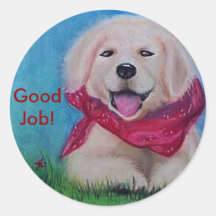 Good Job! Round Stickers