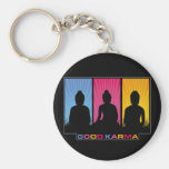 Good Karma Buddhas Keychain