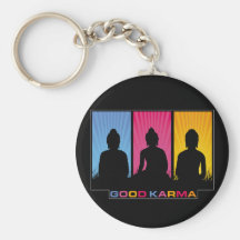 Good Karma Buddhas Keychain