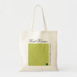 Good Karma Reusable Shopping Bag, Lime Green