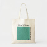 Good Karma Reusable Shopping Bag, teal