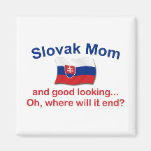 Good Looking Slovak Mum Refrigerator Magnets