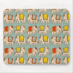 Good luck circus elephants cute elephant pattern mousepads