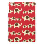 Good luck elephants cherry red cute nature pattern case for the iPad mini