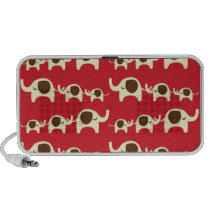 Good luck elephants cherry red Doodle speaker