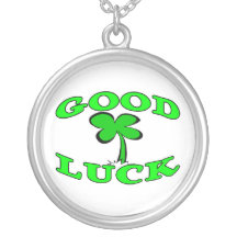 Good Luck Four Leaf Clover Custom Necklace