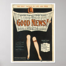 Good News! Vintage Songbook Cover Posters