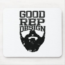 Good Rep Beard Mouse Pads