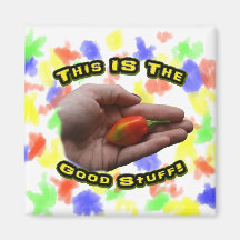 Good Stuff Habanero in Hand Hot Pepper Design Fridge Magnets