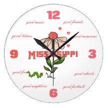 Good Times Mississippi Wall Clock