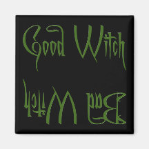 Good Witch/Bad Witch Fridge Magnets