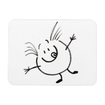 Goofy Doodle Guy Flexible Magnet