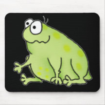 Goofy Frog Mousepad