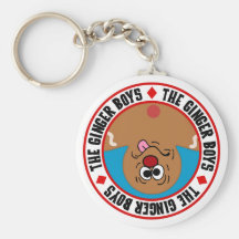 Goofy Gingerbread Man Cookie Keychains