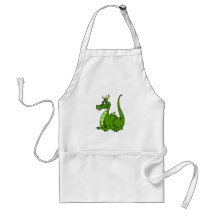 Goofy Green Dragon Aprons