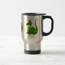 Goofy Green Dragon Mugs