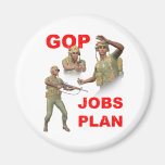 GOP, Republicans, Jobs Plan Refrigerator Magnets