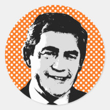 Gordon Brown Round Sticker