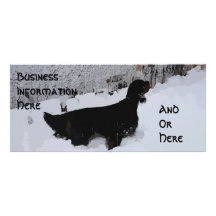 Gordon Setter 2012 Calendar Bookmark Rack Card