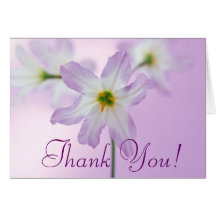 Gorgeous Flower Thank You Card