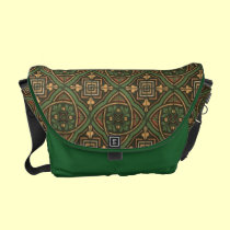 Gorgeous Vintage Green Ethnic Abstract Bag messenger bags