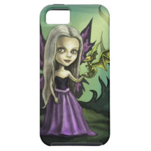 Gorhic Fairy and Baby Dragon iPhone 5 Cover