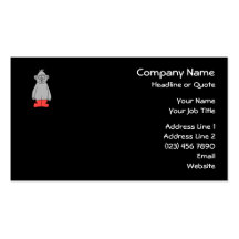 Gorilla in Red Boots. Business Card