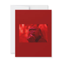 Gorilla Invitation - Humourous Animals Invitations