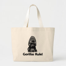 Gorillas Rule! Tote Bag