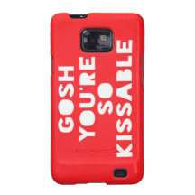 Gosh, Kissable Samsung Galaxy Phone Case Galaxy SII Cover