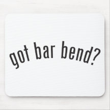 got bar bend? mouse pads