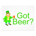 Got Beer Leprechaun Custom Invitation