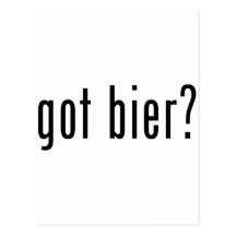 got bier? postcards