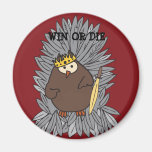 GoT Brute Hoot Owl King Fridge Magnet