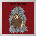 GoT Brute Hoot Owl King Print
