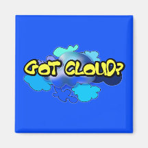 Got cloud? v2 fridge magnet