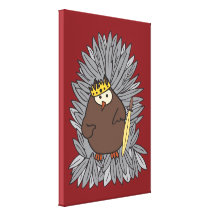 GoT Crown (From Brute Hoot Owl King) Canvas Print