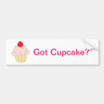 Got Cupcake Pink Bumper Sticker