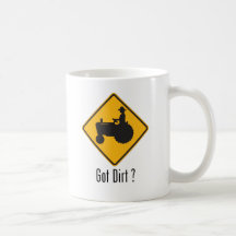 Got Dirt Tractor Gold Coffee Mugs