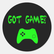 Got Game?  Funny Gamer Stickers