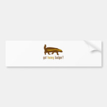 Got Honey Badger? Bumper Sticker