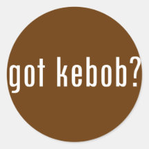 got kebob? round stickers