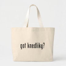 got knedliky? canvas bag