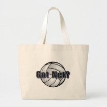 Got Net Volleyball Tote Bags