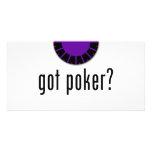 got poker? photo greeting card