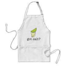 Got Salt? Tequila Shot with Lime Apron