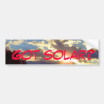 Got Solar Bumper Sticker - custom text