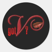 Got V - Vampire Blood Stickers